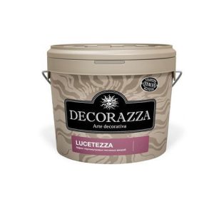 Декоративное покрытие DECORAZZA Lucetezza Argento LC 001 5 л