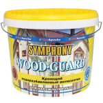 Антисептик водоэмульсионный Symphony Wood Guard 00-01100278 VC пластиковое ведро 0,9 л