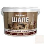 Лак акриловый для древесины Акватекс Шале белый 2,5 кг