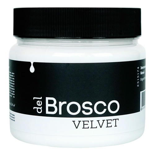 Краска акриловая DEL BROSCO Velvet интерьерная 0,4л белая