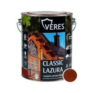 Декоративный антисептик VERES Classic Lazura №3 Тик 2,7 л