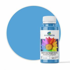 Паста колеровочная ECOTERRA голубой N17 0,1л