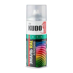 Эмаль универсальная Kudo KU-01018 RAL 1018 жёлтый цинк (0,52 л)