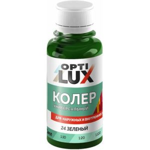 Колер универсальный Optilux 24 зеленый (0,1л)