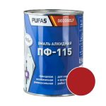 Эмаль Pufas Decoself ПФ-115 красная (0,9 кг)