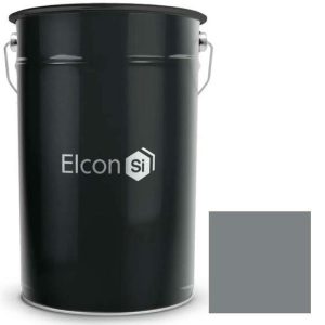 Эмаль термостойкая Elcon Max Therm 700 градусов графит 25 кг