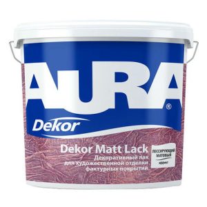 Лак декоративный AURA Dekor Matt Lack матовый 1кг