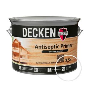 Грунт-антисептик DACKEN Antiseptic Primer 2,5 л