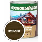 Антисептик декоративный для древесины СОСНОВЫЙ ДОМ палисандр (0,8л)