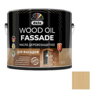Масло деревозащитное для фасадов Dufa Wood Oil Fassade ясень 9 л