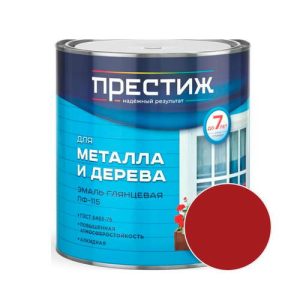 Эмаль ПРЕСТИЖ ПФ-115 Вишневый 1,9 кг