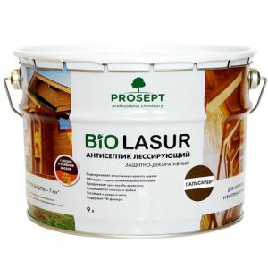 Антисептик лессирующий защитно-декоративный Prosept Bio Lasur 039-9 Палисандр 9 л