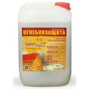Огнебиозащита "SuperHaus" красная 10л