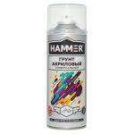 Грунт аэрозольный HAMMER универсальный акриловый 520мл серый