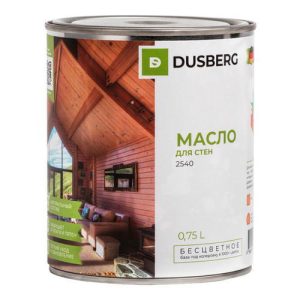 Масло DUSBERG для стен внутри помещения 0,75 л бесцветное
