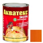 Покрытие алкидное защитно-декоративное для древесины Акватекс Экстра полуглянцевое Орегон 0,8 л