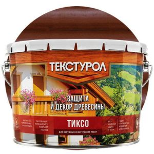 Средство для защиты древесины Текстурол Тиксо Орех Гварнери 10 л