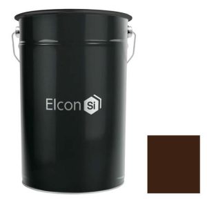 Грунт-эмаль Elcon 3 в 1 глянцевая темно-коричневая RAL 8019 20 кг