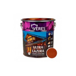 Декоративный антисептик VERES Ultra Lazura №17 Золотой бор 9 л