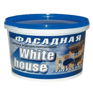 Краска ВД White House фасадная 14кг