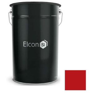 Эмаль термостойкая Elcon КО-8111 400 градусов красная 25 кг
