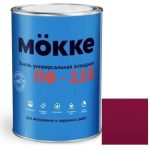 Эмаль алкидная Mokke ПФ-115 вишневая 20 кг