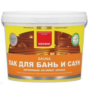 Лак акриловый Neomid Sauna 1 л