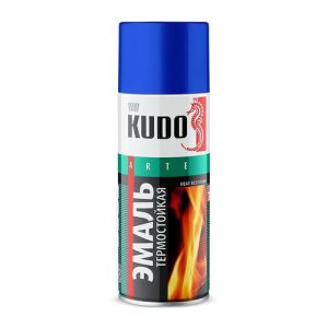 Эмаль термостойкая Kudo KU-5004 синяя (0,52 л)