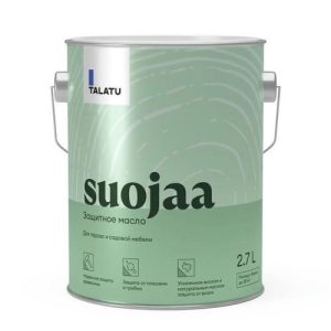 Масло для террас и садовой мебели TALATU Suojaa 2,7л