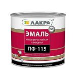 Эмаль Лакра ПФ-115 белая глянцевая 2,8 кг