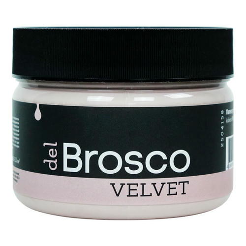 Краска акриловая DEL BROSCO Velvet интерьерная 0,25л розовая