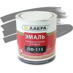 Эмаль Лакра ПФ-115 серая 1 кг