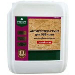 Антисептик-грунт для плит OSB Prosept Osb Base 044-10 10 л