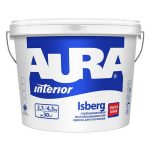 В/Д краска д/потолков матовая AURA Isberg 2,7л