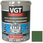 Эмаль антикоррозионная по металлу VGT ВД-АК-1179 Профи 3 в 1 травянисто-зеленая 2,5 кг