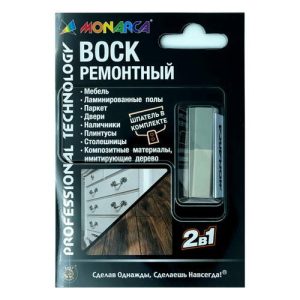 Воск ремонтный MONARCA 2в1 дуб лигурия/светлый коралл 7,5г