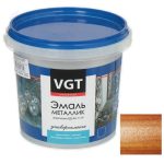 Эмаль универсальная VGT металлик бронза 10 кг