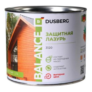Лазурь защитная DUSBERG Balance шелковисто-глянцевая 2л бесцветная