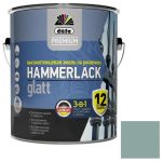 Эмаль на ржавчину молотковая Dufa Premium Hammerlack 3-в-1 темно-серая 2,5 л