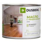 Масло для дерева DUSBERG с твердым воском 2л бесцветное