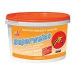 Краска ВД Poli-R Superweiss для стен и потолков супербелая 3,5 кг