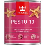 Эмаль универсальная стойкая Tikkurila PESTO 10 A матовая белая (0,9л)