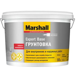 Грунтовка акриловая Marshall Export Base универсальная 10 л