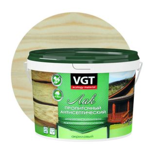 Лак пропиточный с антисептиком VGT бесцветный 2,2 кг