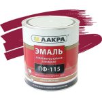 Эмаль Лакра ПФ-115 вишневая 1 кг