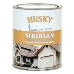 Краска акриловая фасадная HUSKY SIBERIAN для дерева база С 0,9л