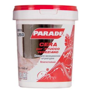 Воск для венецианской штукатурки PARADE Deco L160 бесцветный 0,9л
