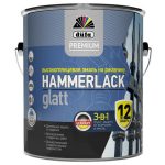 Эмаль по ржавчине Dufa Premium Hammerlack 3 в 1 гладкая База 3 0,75 л