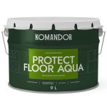 Эмаль KOMANDOR Protect Floor Aqua для пола база А 9 л белая