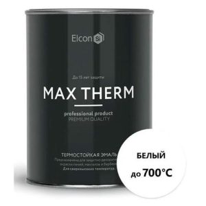 Эмаль термостойкая ELCON для печей 0,8кг белая
